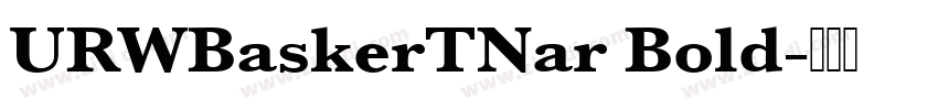 URWBaskerTNar Bold字体转换